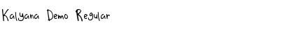 Download Kalyana Demo Font Download Kalyana Demo Font