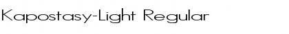 Download Kapostasy-Light Font Download Kapostasy-Light Font