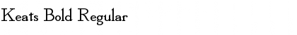 Download Keats Bold Font Download Keats Bold Font