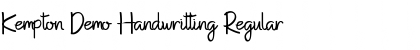 Download Kempton Demo Handwritting Font Download Kempton Demo Handwritting Font