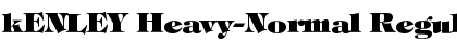 Download kENLEY Heavy-Normal Font Download kENLEY Heavy-Normal Font