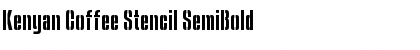 Download Kenyan Coffee Stencil Font Download Kenyan Coffee Stencil Font