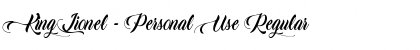 Download King Lionel - Personal Use Font Download King Lionel - Personal Use Font