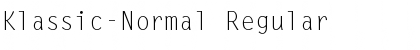 Download Klassic-Normal Font Download Klassic-Normal Font