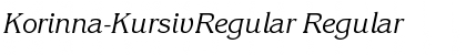 Download Korinna-KursivRegular Font Download Korinna-KursivRegular Font