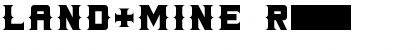 Download LAND+MINE Font Download LAND+MINE Font