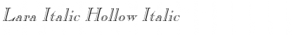 Download Lara Italic Hollow Font Download Lara Italic Hollow Font