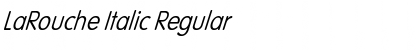 Download LaRouche Italic Font Download LaRouche Italic Font