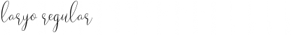 Download Laryo Font Download Laryo Font