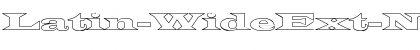 Download Latin-WideExt-Normal Hollow Font Download Latin-WideExt-Normal Hollow Font