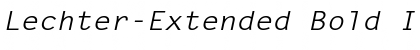 Download Lechter-Extended Font Download Lechter-Extended Font