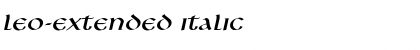 Download Leo-Extended Font Download Leo-Extended Font