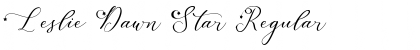 Download Leslie Dawn Star Font Download Leslie Dawn Star Font