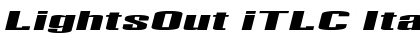 Download LightsOut iTLC Font Download LightsOut iTLC Font