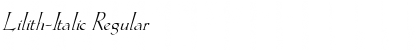 Download Lilith-Italic Font Download Lilith-Italic Font