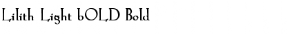 Download Lilith-Light bOLD Font Download Lilith-Light bOLD Font