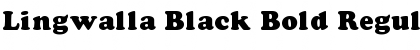 Download Lingwalla Black Bold Font Download Lingwalla Black Bold Font
