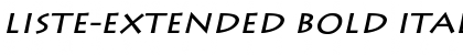 Download Liste-Extended Font Download Liste-Extended Font