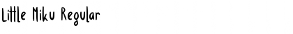 Download Little Miku Font Download Little Miku Font