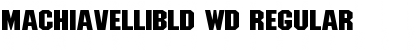 Download MachiavelliBld Wd Font Download MachiavelliBld Wd Font