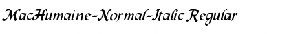 Download MacHumaine-Normal-Italic Font Download MacHumaine-Normal-Italic Font