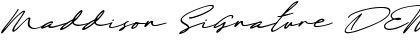 Download Maddison Signature DEMO Font Download Maddison Signature DEMO Font