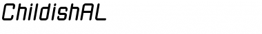 Download ChildishAL Font Download ChildishAL Font