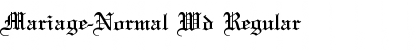 Download Mariage-Normal Wd Font Download Mariage-Normal Wd Font