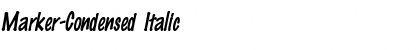 Download Marker-Condensed Font Download Marker-Condensed Font