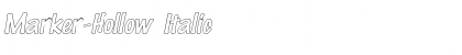 Download Marker-Hollow Font Download Marker-Hollow Font