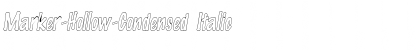 Download Marker-Hollow-Condensed Font Download Marker-Hollow-Condensed Font
