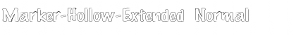 Download Marker-Hollow-Extended Font Download Marker-Hollow-Extended Font