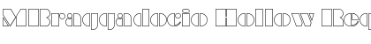 Download MBraggadocio Hollow Font Download MBraggadocio Hollow Font