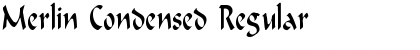 Download Merlin Condensed Font Download Merlin Condensed Font