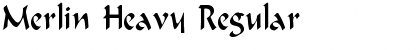 Download Merlin Heavy Font Download Merlin Heavy Font