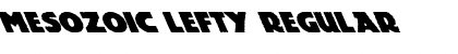 Download Mesozoic Lefty Font Download Mesozoic Lefty Font