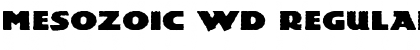 Download Mesozoic Wd Font Download Mesozoic Wd Font