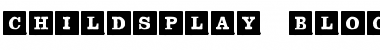 Download ChildsPlay BlocksSolidBold Font Download ChildsPlay BlocksSolidBold Font