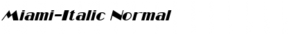Download Miami-Italic Font Download Miami-Italic Font