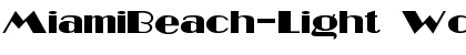 Download MiamiBeach-Light Wd Font Download MiamiBeach-Light Wd Font