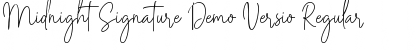 Download Midnight Signature Demo Versio Font Download Midnight Signature Demo Versio Font