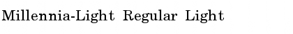 Download Millennia-Light Font Download Millennia-Light Font