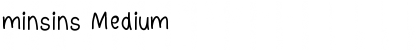 Download minsins Font Download minsins Font