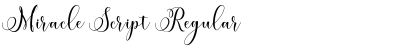 Download Miracle Script Font Download Miracle Script Font
