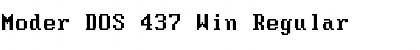 Download Moder DOS 437 Win Font Download Moder DOS 437 Win Font