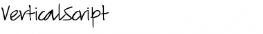 Download VerticalScript Font Download VerticalScript Font