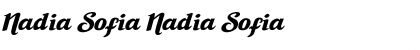 Download Nadia Sofia Font Download Nadia Sofia Font