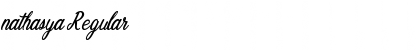 Download nathasya Font Download nathasya Font