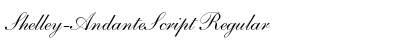 Download Shelley-AndanteScript Font Download Shelley-AndanteScript Font