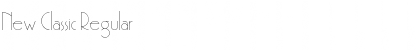 Download New Classic Font Download New Classic Font